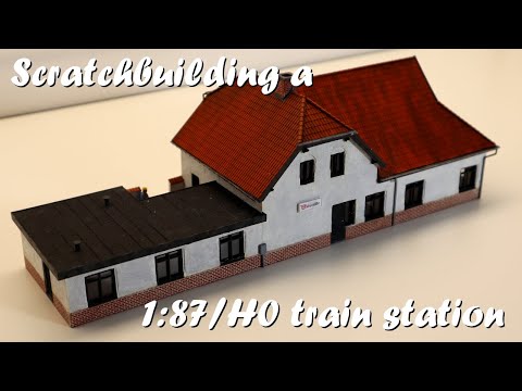 Scratch building a train station (1:87/H0)