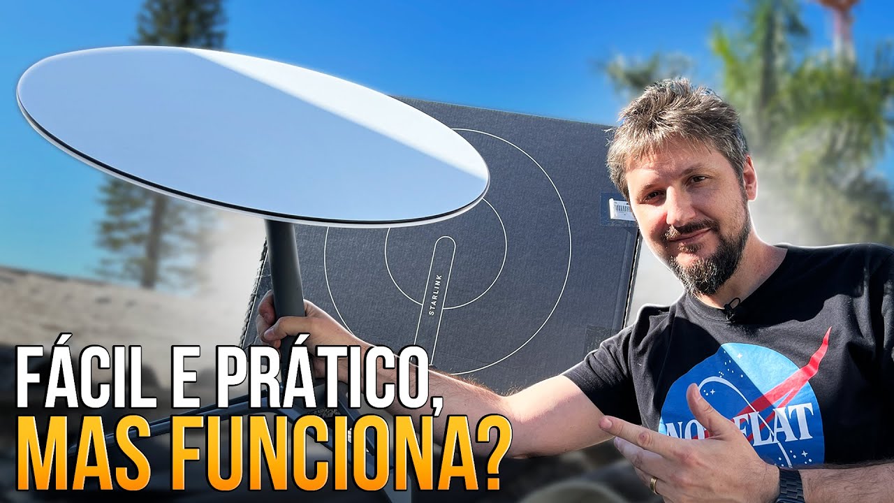 Instalamos a Starlink, internet por satélite do Elon Musk