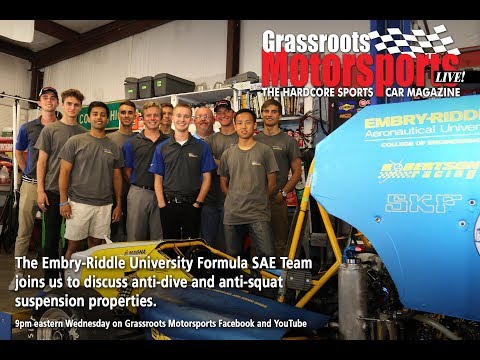 Anti-dive, anti-squat explained by FSAE Engineers. GRM Live!