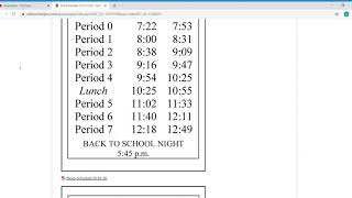 Bell Schedules 2019 2020 – Bell Schedules – Edison High School   Google Chrome 2020 01 18 19 19 25