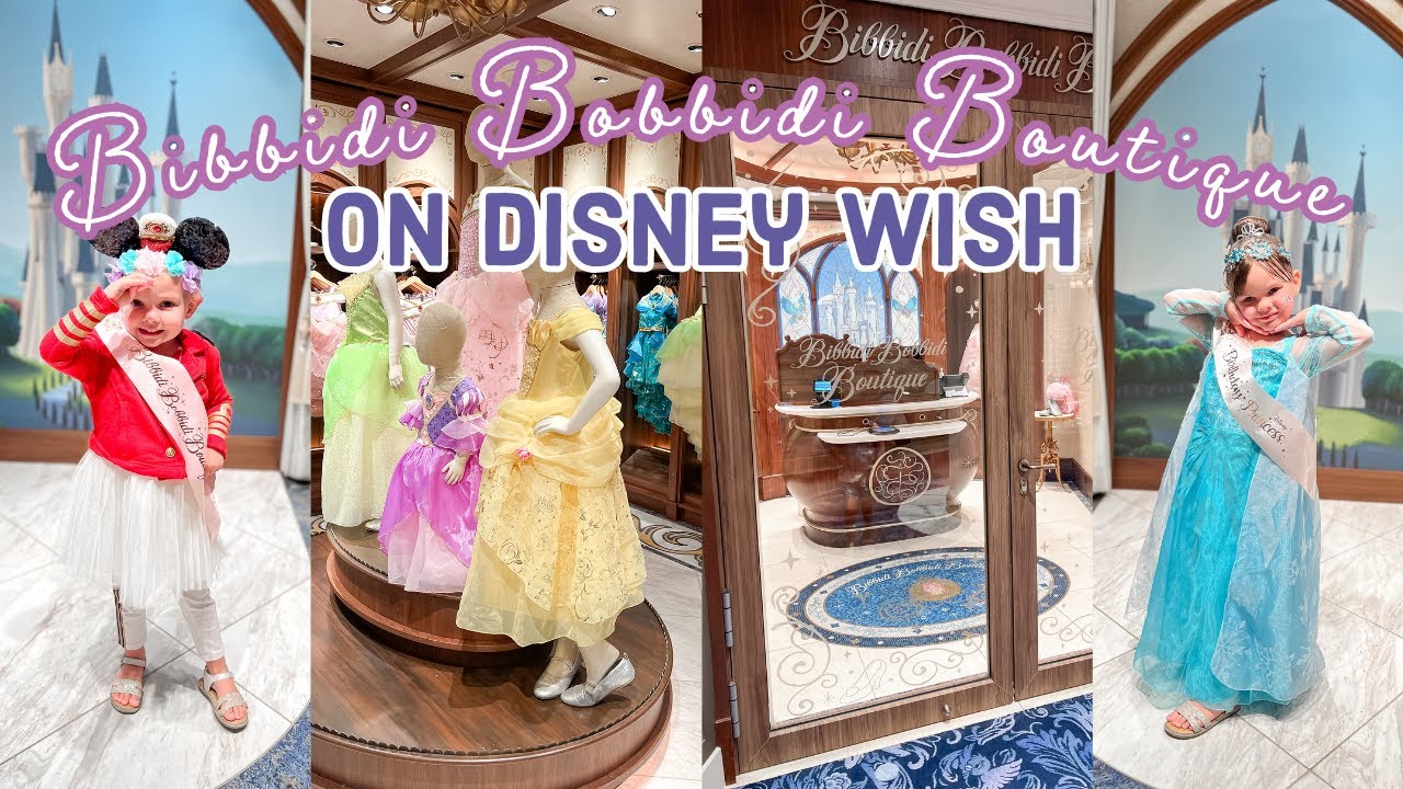 Disney Wish Bibbidi Bobbidi Boutique FULL EXPERIENCE