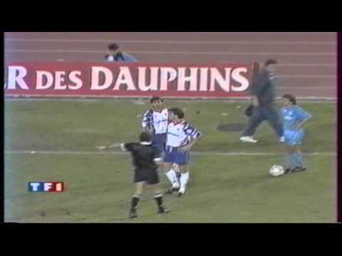 Naples 0-2 PSG (1/16 Aller de Coupe UEFA 1992-1993)