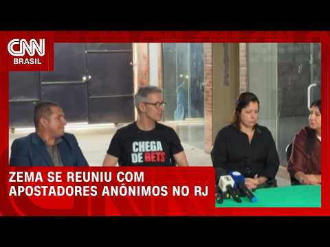 Zema se reúne com apostadores anônimos e compara bets à cocaína | CNN PRIME TIME
