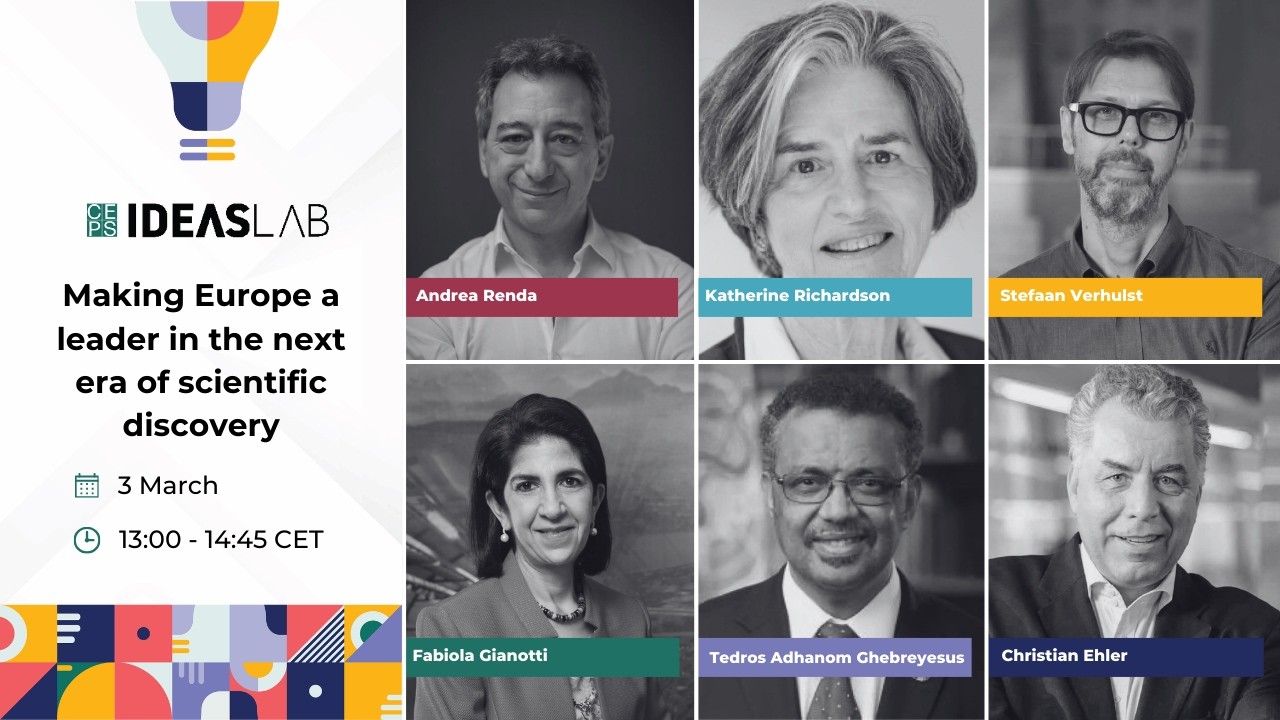 CEPS Ideas Lab 2026 - Plenary 5: Making Europe a leader in the next era of scientific discovery