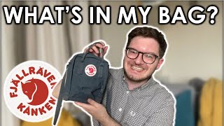 FJÄLLRÄVEN KÅNKEN SLING BAG REVIEW AND WHAT FITS?! | What's in my man bag?