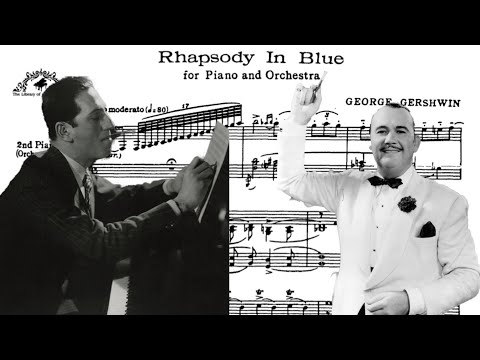 George Gershwin plays Rhapsody in Blue, First Recording! (Paul Whiteman conducts)