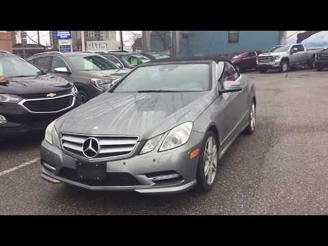 Pre Owned 2013 Mercedes-Benz E-Class Cabriolet E350 Navigation Heated Front Seats Oshawa ON #B12612A