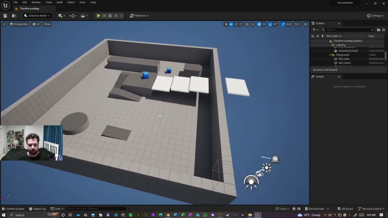 Basic 3D Level with some Collision Coding
