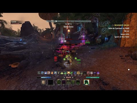 The Elder Scrolls Online ESO Stamina Bow Arcanist SOLO Worldboss / SOLO WB