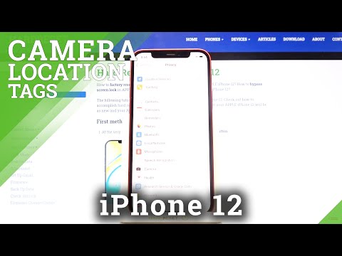 How to Switch On Camera Location Tags on iPhone 12 – Location Settings