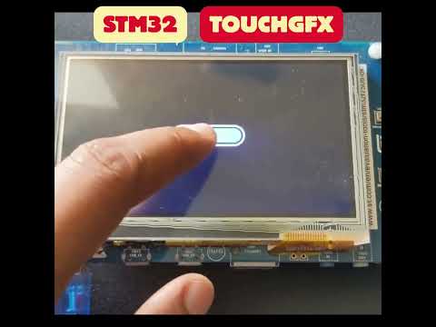Build your first project with STM32 TouchGFX 🖥️ #stm32 #embeddedsystems #microcontroller #display