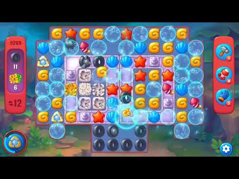 Fishdom Hard Level 9289 (with full seashell and timed bombs) @choraelmin