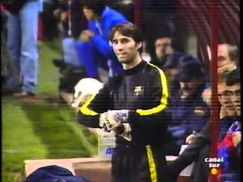 Robert Prosinecki on FC Barcelona bench 95/96