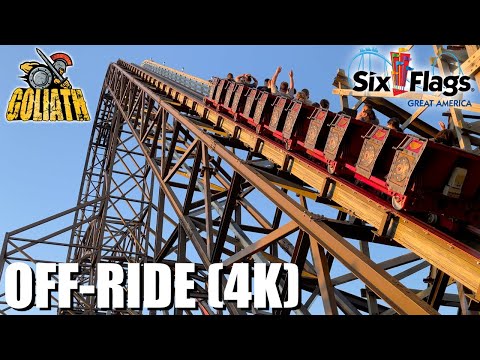 Off-ride footage of a Goliath train