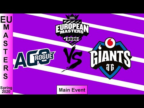 [ PL ] AGO ROGUE vs Vodafone Giants Highlights | EU Masters Main Stage Spring Split Day 5