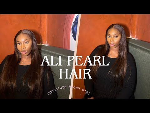 MUST HAVE Chocolate Brown Wig | MELTED Frontal Wig Install *DETAILED* | Alipearl Hair