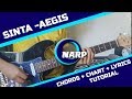 Sinta - Aegis Guitar Tutorial w/ [ lyrics + chords + chart ] CHORDS and LYRICS below