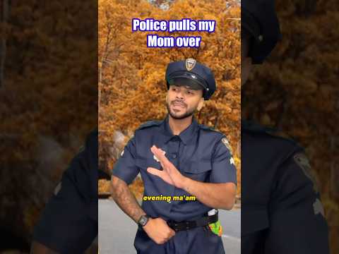 Police pulls over my Mom…😂💀 #comedy #viral