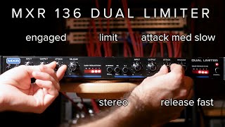Video thumbnail for MXR 136 Dual Limiter Compressor Demo with Drums by James Meder