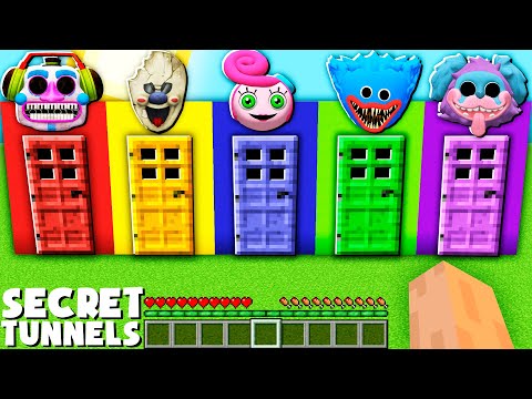 CHOOSE THE RIGHT DOOR MOMMY LONG LEGS PJ PUG PILLAR HUGGY WUGGY ICE CREAM POPPY PLAYTIME 2 MINECRAFT