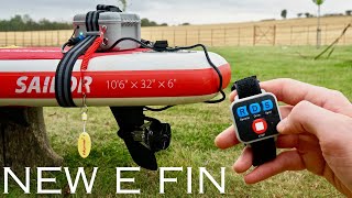 Unboxing and Testing the Hiqmar Electric Fin SUP Booster! (E Fin for paddle boar