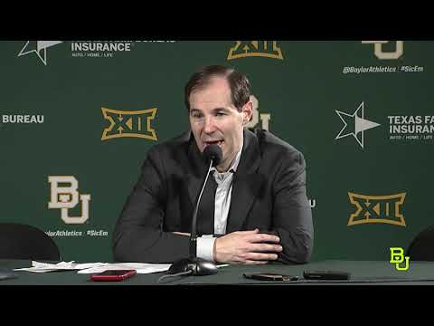 Baylor Basketball (M): Postgame Press Conference vs. Stephen F. Austin