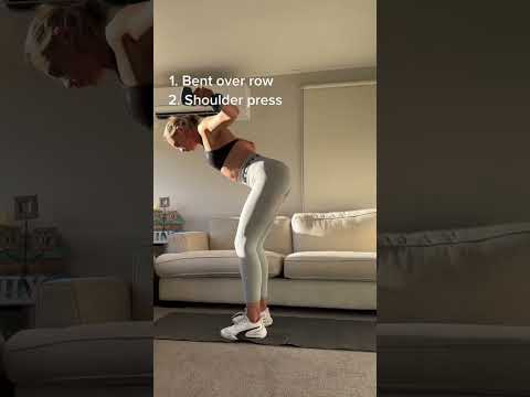 Exercises for your back with dumbbells