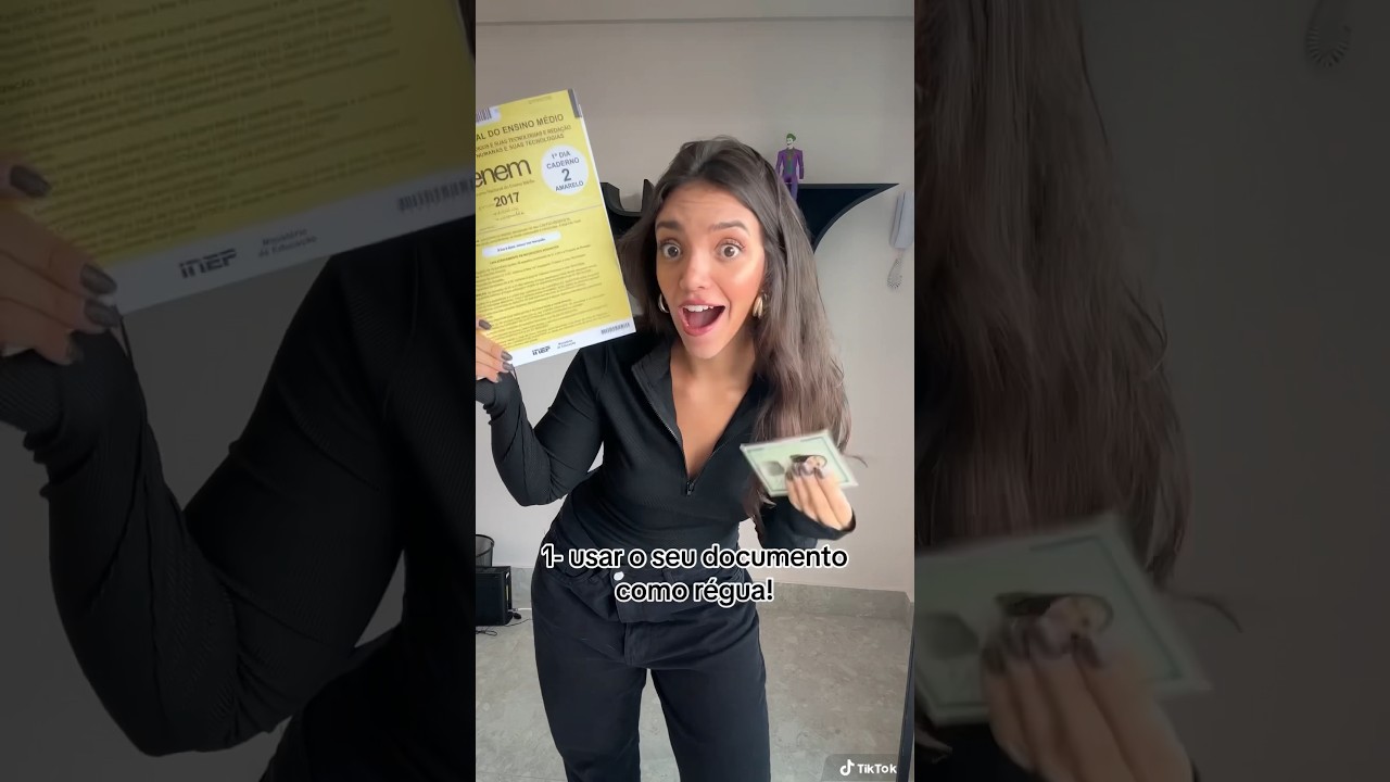 Como economizar tempo no ENEM!