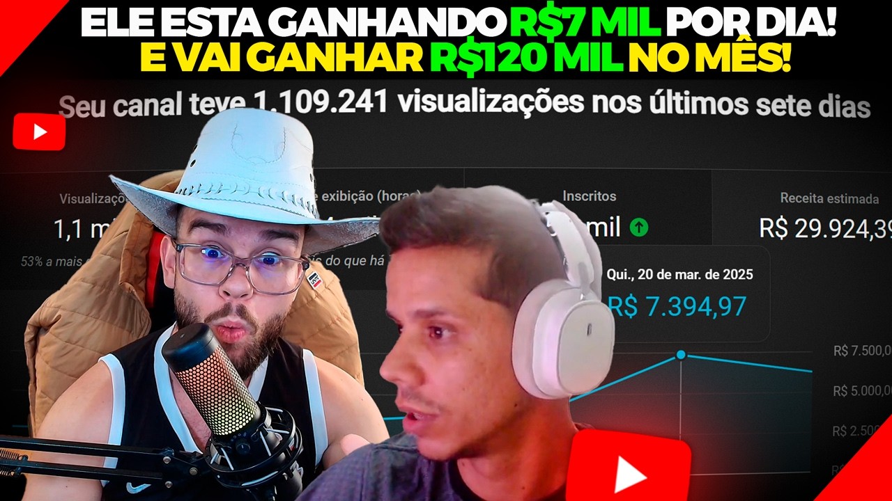 ELE MONETIZOU UM CANAL DARK EM 15 DIAS E ESTÁ GANHANDO R$ 7.000,00 POR DIA! Dotticast #4