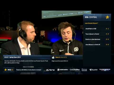 EGL12 Spring Open : Interview with Epsilon Tommey