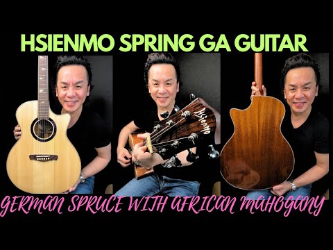 HsienMo Grand Auditorium Spring Edition German/Mahogany @hsienmoguitars 