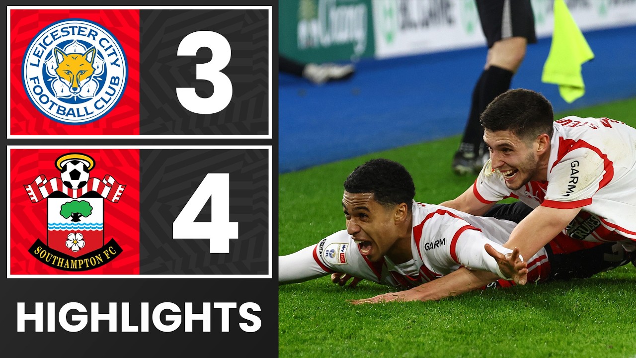Leicester City vs Southampton Highlights