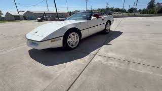 13k-Mile 1990 Chevrolet Corvette Convertible Exterior Walk Around