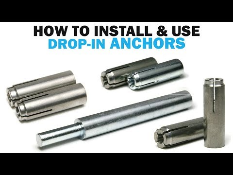 How to Install Drop In Concrete Masonry Anchors | Fasteners 101