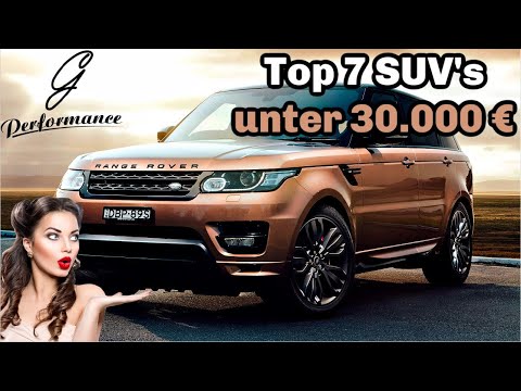 The 7 best SUVs for under €30,000 | G Performance
