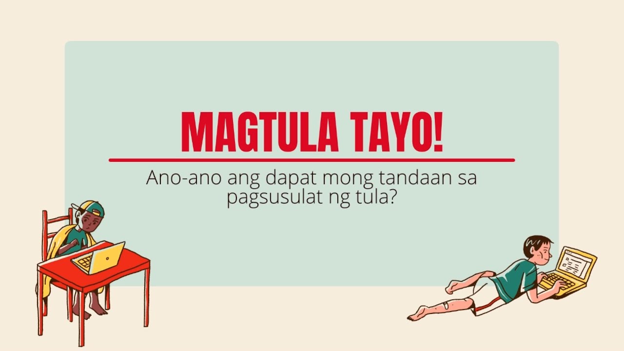 Putar video Video-aralin sa Filipino 8: Mga Hakbang sa Pagsulat ng Tula sekarang Video-aralin sa Filipino 8: Mga Hakbang sa Pagsulat ng Tula
