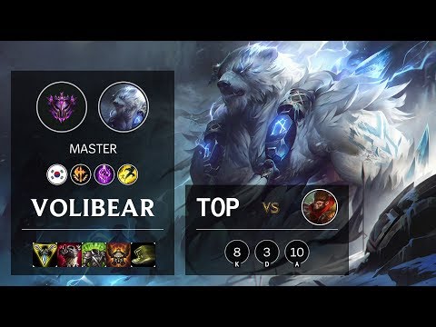 Volibear Top vs Wukong - KR Master Patch 10.12