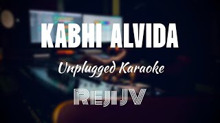 Download lagu Kabhi Alvida Naa Kehna | Karaoke with Lyrics | Unplugged | Reji Jv  mp3