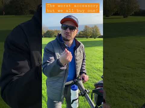 The worst golf trolley accessory but we all still buy it! Like if you agree #shorts #golf