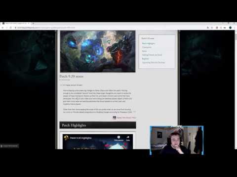 Patch 9.20 Rundown - VIKTOR VIKTOR VIKTOR VIKTOR