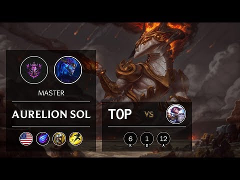 Aurelion Sol Top vs Fiora - NA Master Patch 9.21