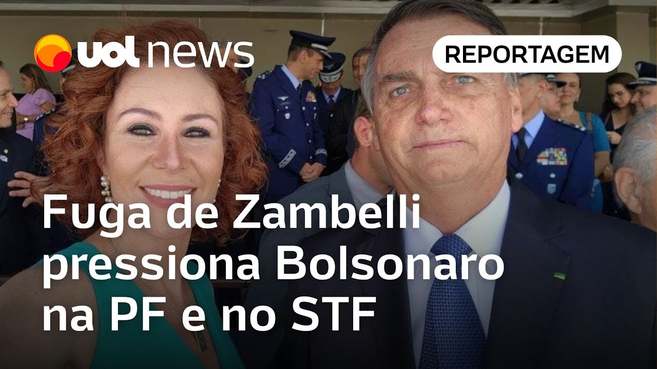 Fuga de Zambelli pressiona Bolsonaro na PF e no STF | Letícia Casado