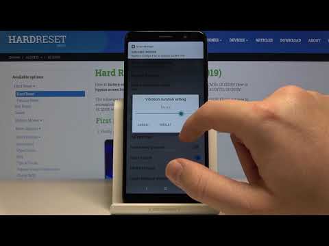 How to Access Vibration Settings in Alcatel 1X 2019 – Operate Vibrations