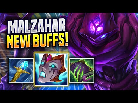 KOREAN CHALLENGER TRIES MALZAHAR WITH NEW BUFFS! - Korean Challenger Plays Malzahar MID vs Syndra!