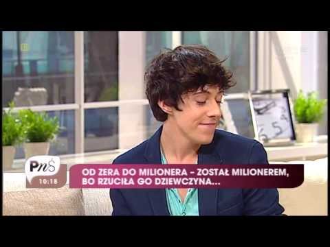 20-letni milioner - Piotr Kaszubski wywiad TVP - Pytanie na Śniadanie
