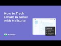 How to Track Emails in Gmail with Mailsuite