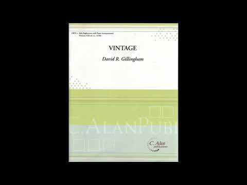 Gillingham Vintage -1 until Cadenza (A=440) "Karaoke - Accompaniment"
