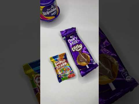 Choco Beans With Dairy Milk Lollipop #shotrs #youtubeshorts #shortsvideoviral