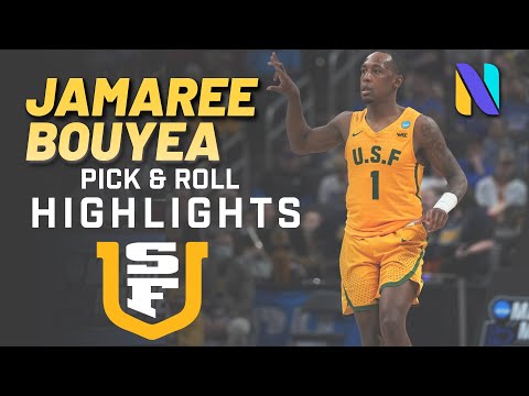 Jamaree Bouyea USF Dons Pick-&-Roll Highlights |