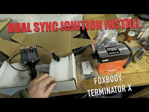 How To Install a Holley Dual Sync Distributor and MSD Box on a Terminator X Foxbody Mustang